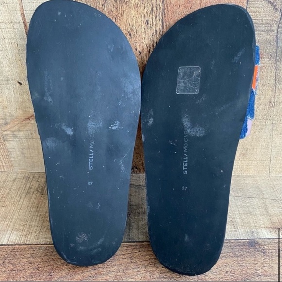 Stella McCartney Star Denim Loafer Slides Size 7 Authentic - Picture 8 of 10